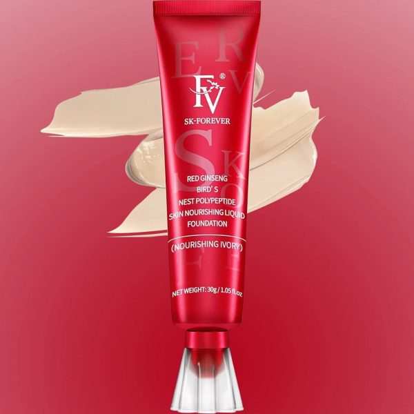 FV Red Ginseng Liquid Foundation – Full Coverage, Long-Lasting & Hydrating Foundation (30g)