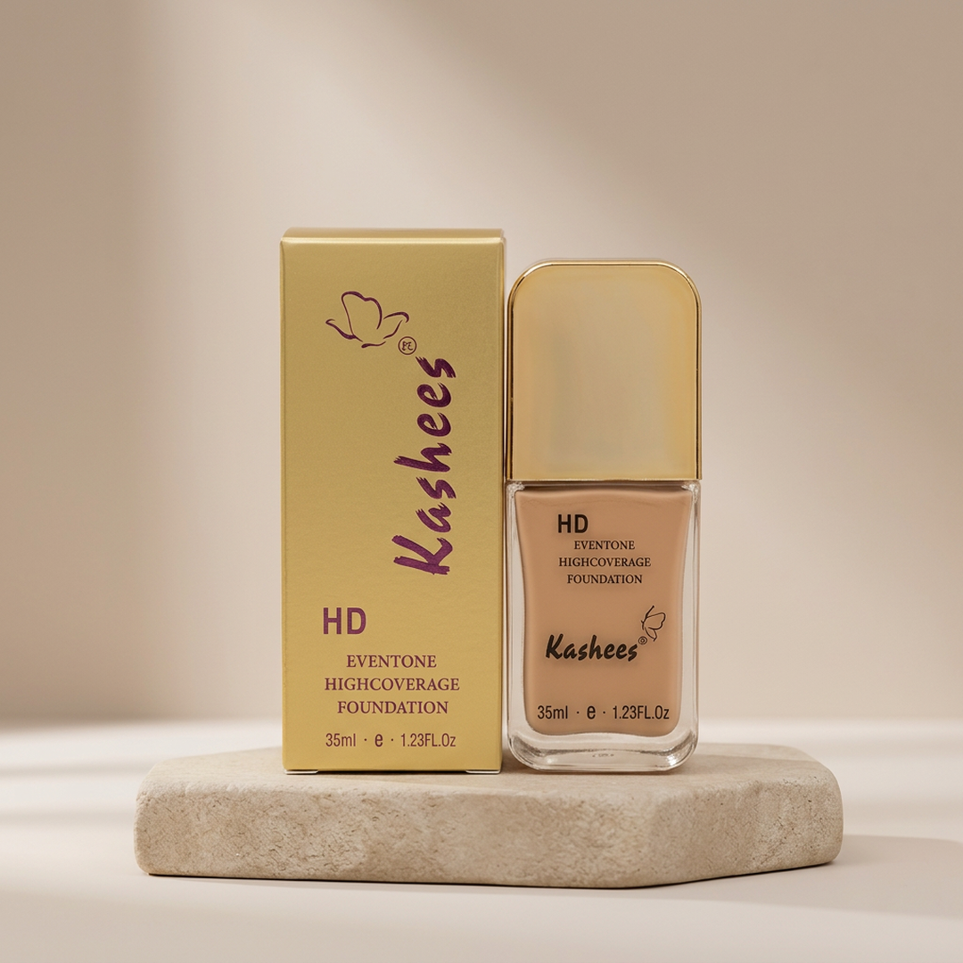 Kashees HD Foundation 30ml Matte High Coverage All Day