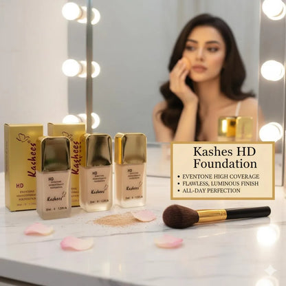 Kashees HD Foundation 30ml Matte High Coverage All Day