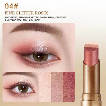 O'CHEAL Three-Color Gradient Eyeshadow Stick – Instant Shimmer