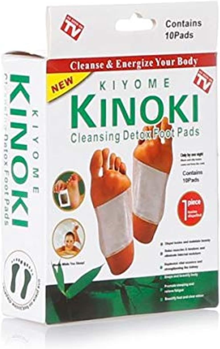 Kinoki Cleansing Detox Foot Pads, 10 Counts