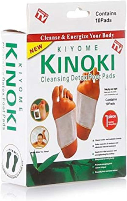 Kinoki Cleansing Detox Foot Pads, 10 Counts