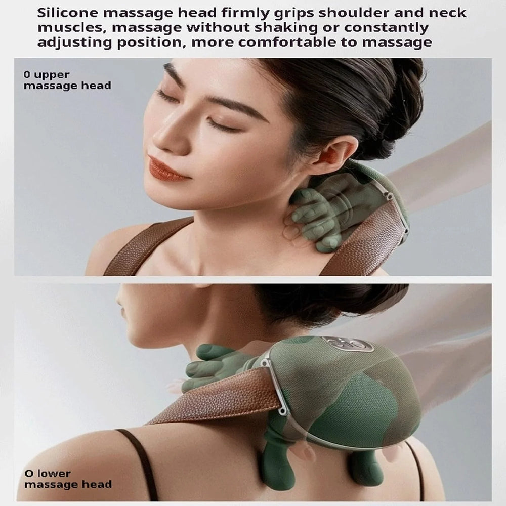 Shoulder and Neck Bionic Heated Massager with Fingers