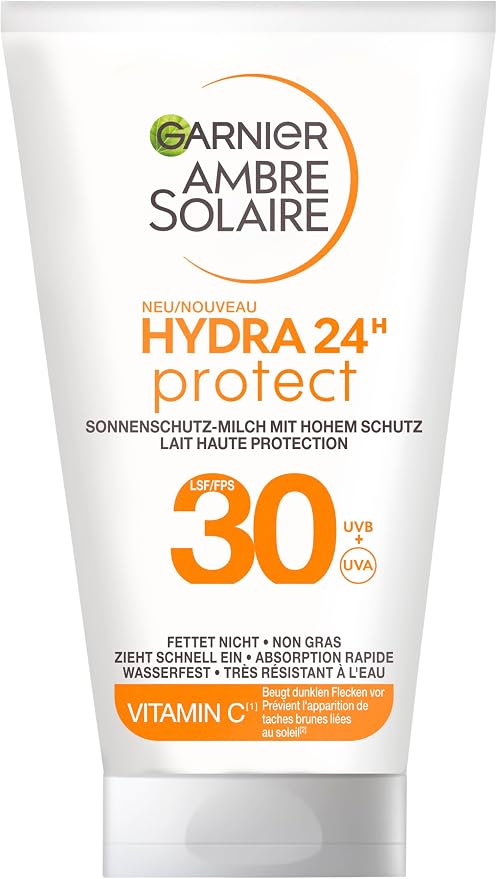 Garnier Ambre Solaire Hydra 24H Protect SPF50+ Very High Protection Hydrating Protection Lotion, 50ml