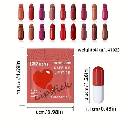 KS-One Matte Lipstick Capsule (Pack of 18)