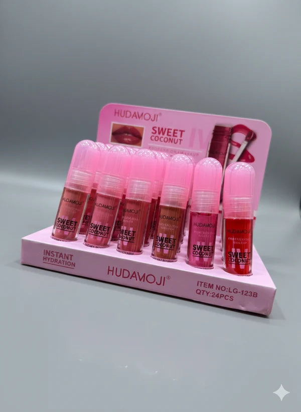 HUDAMOJI Sweet Coconut The Instant Hydration Lip Gloss