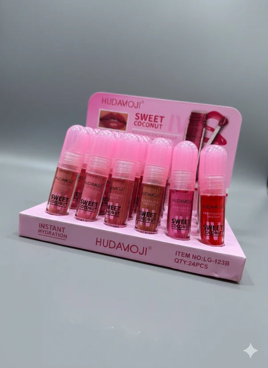 HUDAMOJI Sweet Coconut The Instant Hydration Lip Gloss
