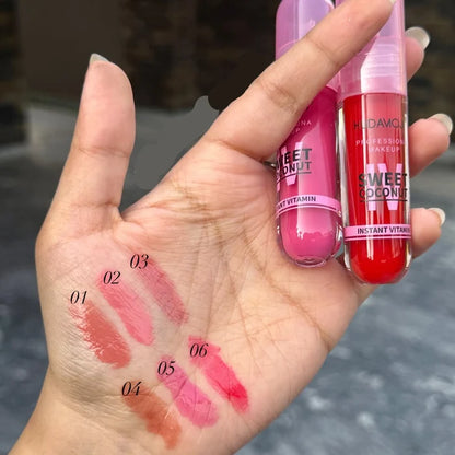 HUDAMOJI Sweet Coconut The Instant Hydration Lip Gloss