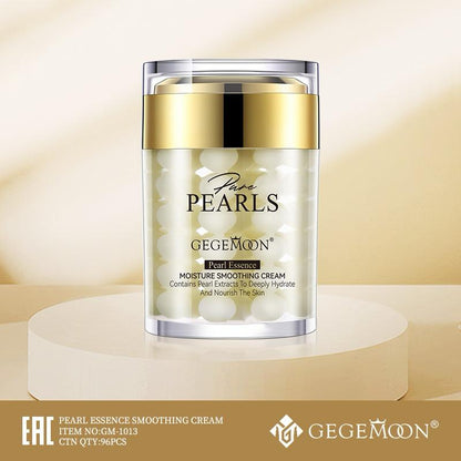 GEGEMOON Pure Pearls Moisture Smoothing Cream, Hydrating Pearl Essence Face Cream for Soft & Radiant Skin