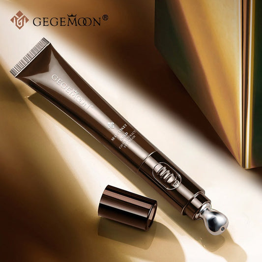 GEGEMOON Gold Caviar Extract Eye Cream 20g – Hydrating Anti-Aging Under Eye Treatment with Massage Applicator