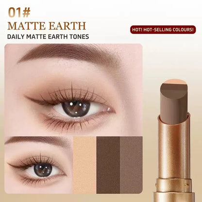 O'CHEAL Three-Color Gradient Eyeshadow Stick – Instant Shimmer