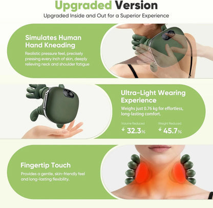Shoulder and Neck Bionic Heated Massager with Fingers