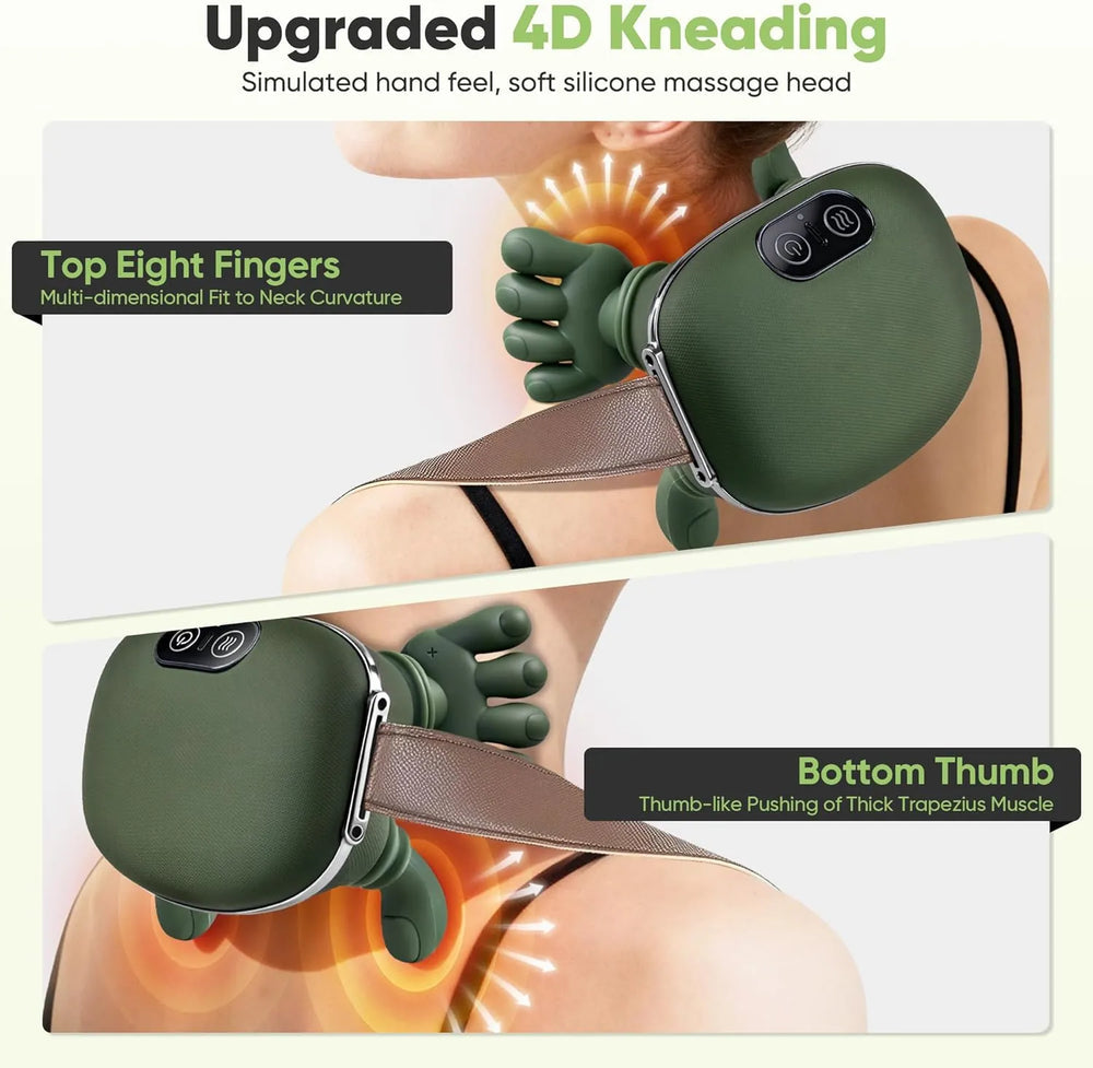 Shoulder and Neck Bionic Heated Massager with Fingers