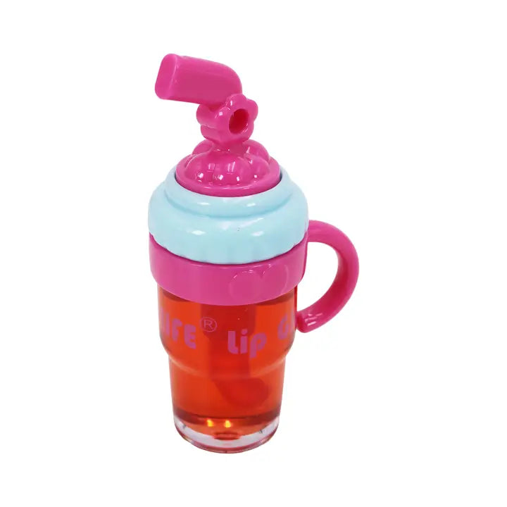 Wholesale Mini Tumbler Bubble Cup Lip Gloss - 24 Pcs
