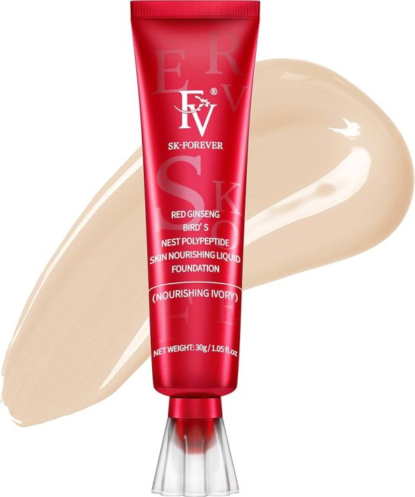 FV Red Ginseng Liquid Foundation – Full Coverage, Long-Lasting & Hydrating Foundation (30g)